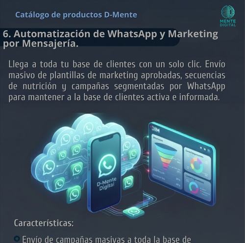 Automatización de WhatsApp y Marketing por Mensajería
